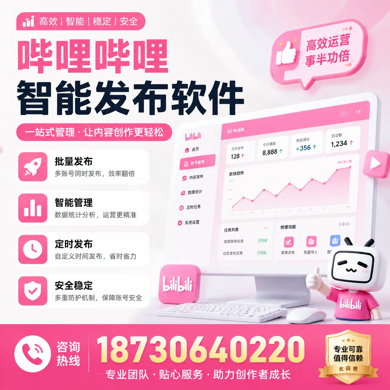 如何评估哔哩哔哩智能发布软件的ROI？甘南 企业必读